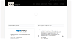 Desktop Screenshot of apgpartner.com